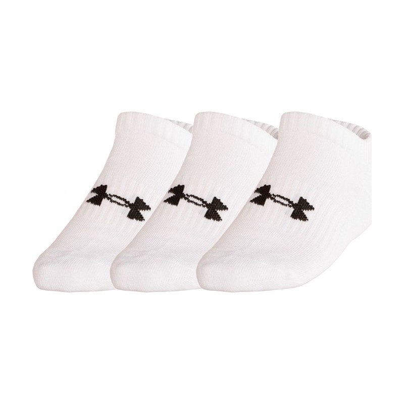Носки  Under Armour Ua Core No Show 3Pk белые 1363241-100 изображение 1