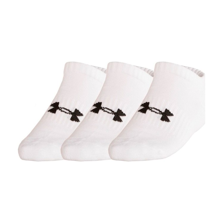 Носки Under Armour Ua Core No Show 3Pk белые 1363241-100