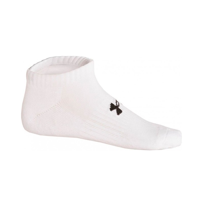 Носки  Under Armour Ua Core No Show 3Pk белые 1363241-100 изображение 3