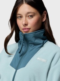 Толстовка жіноча Columbia Sequoia Grove™ Full Zip Fleece бірюзова 2085311-461 изображение 6