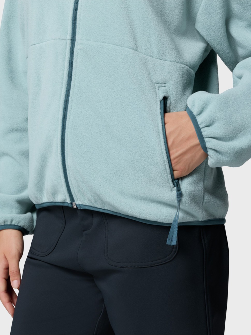 Толстовка женская Columbia Sequoia Grove™ Full Zip Fleece бирюзовая 2085311-461 — фото 7 — Sport City Толстовка женская Columbia Sequoia Grove™ Full Zip Fleece бирюзовая 2085311-461 — фото 7