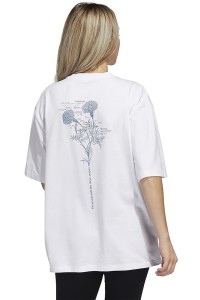 Футболка женская Adidas W Iwd G Pkt T белая H62373 изображение 5