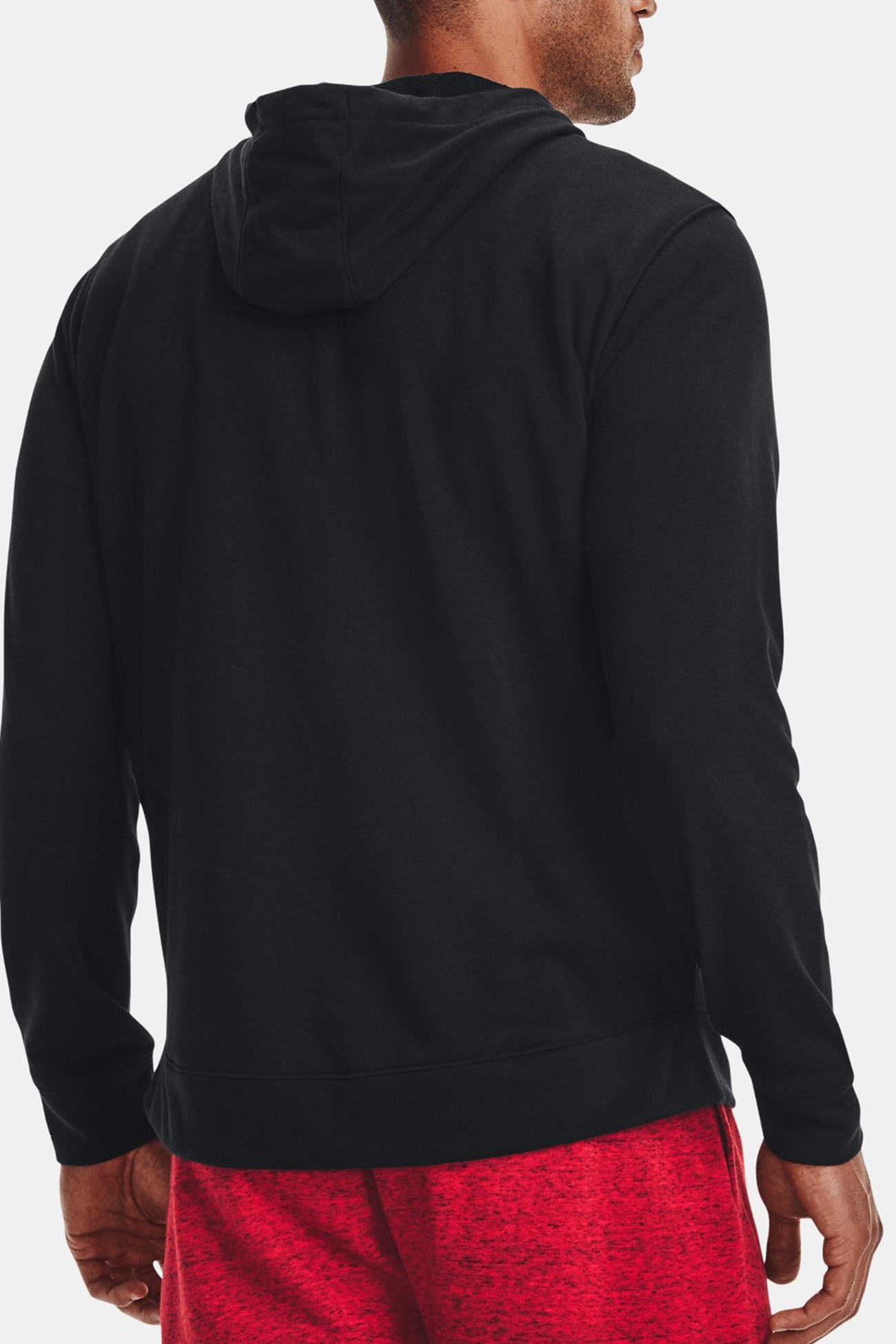 Чоловіча толстовка Under Armour Ua Rival Terry Lc Fz чорна 1370409-001 изображение 3