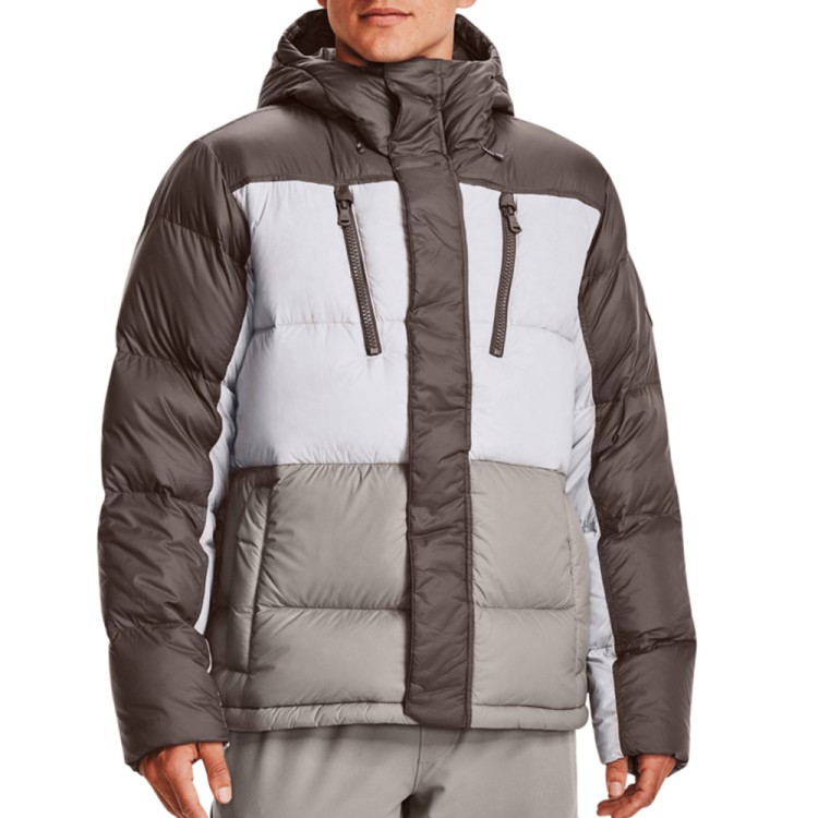Куртка чоловіча Under Armour CGI Down Blocked Jkt сіра 1372693-176 изображение 1