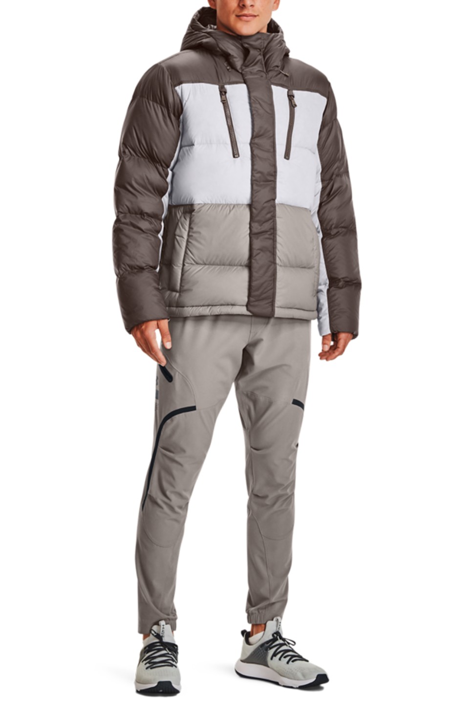 Куртка чоловіча Under Armour CGI Down Blocked Jkt сіра 1372693-176 — фото 2