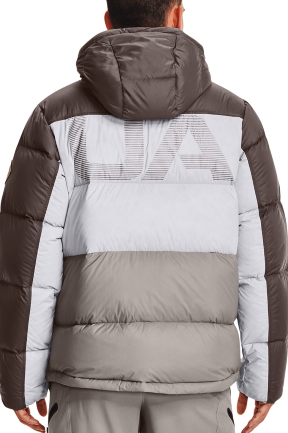 Куртка чоловіча Under Armour CGI Down Blocked Jkt сіра 1372693-176 — фото 4