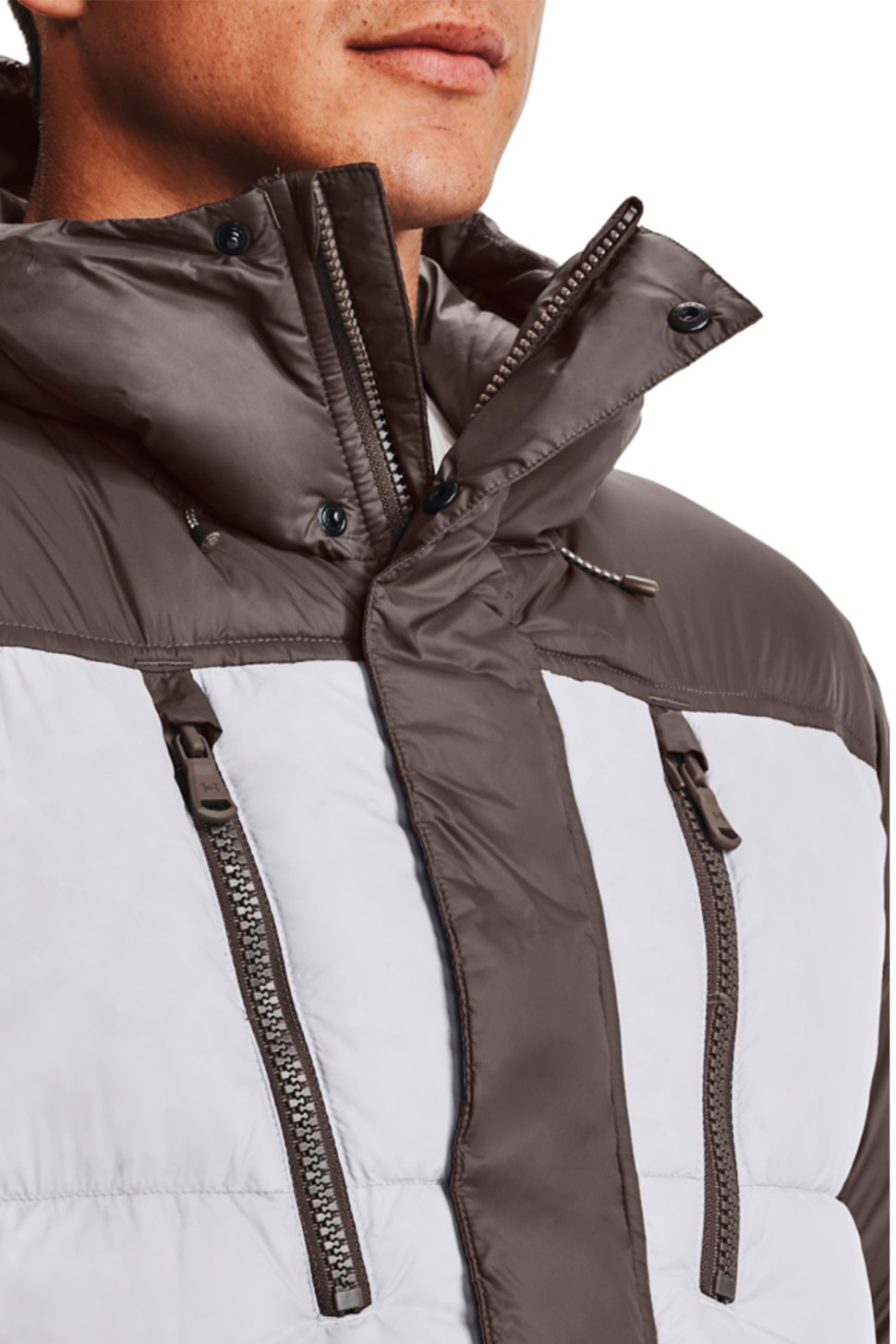 Куртка чоловіча Under Armour CGI Down Blocked Jkt сіра 1372693-176 — фото 5