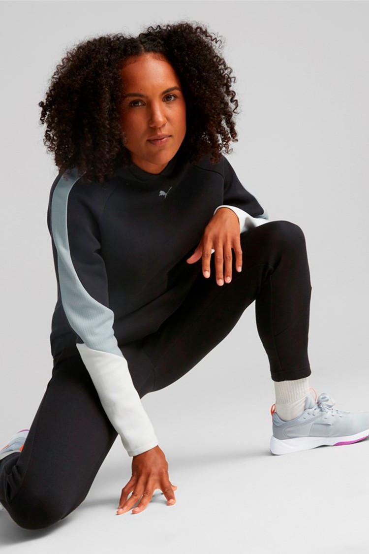 Штани жіночі Puma Evostripe High-Waist Pants чорні 84981101 изображение 3