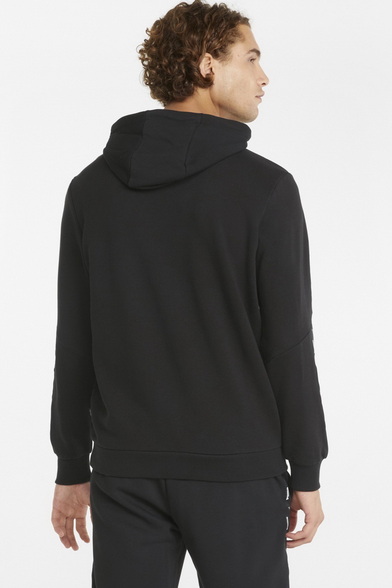 Толстовка чоловіча Puma ESS+ Tape Hoodie чорна 84738501 изображение 3