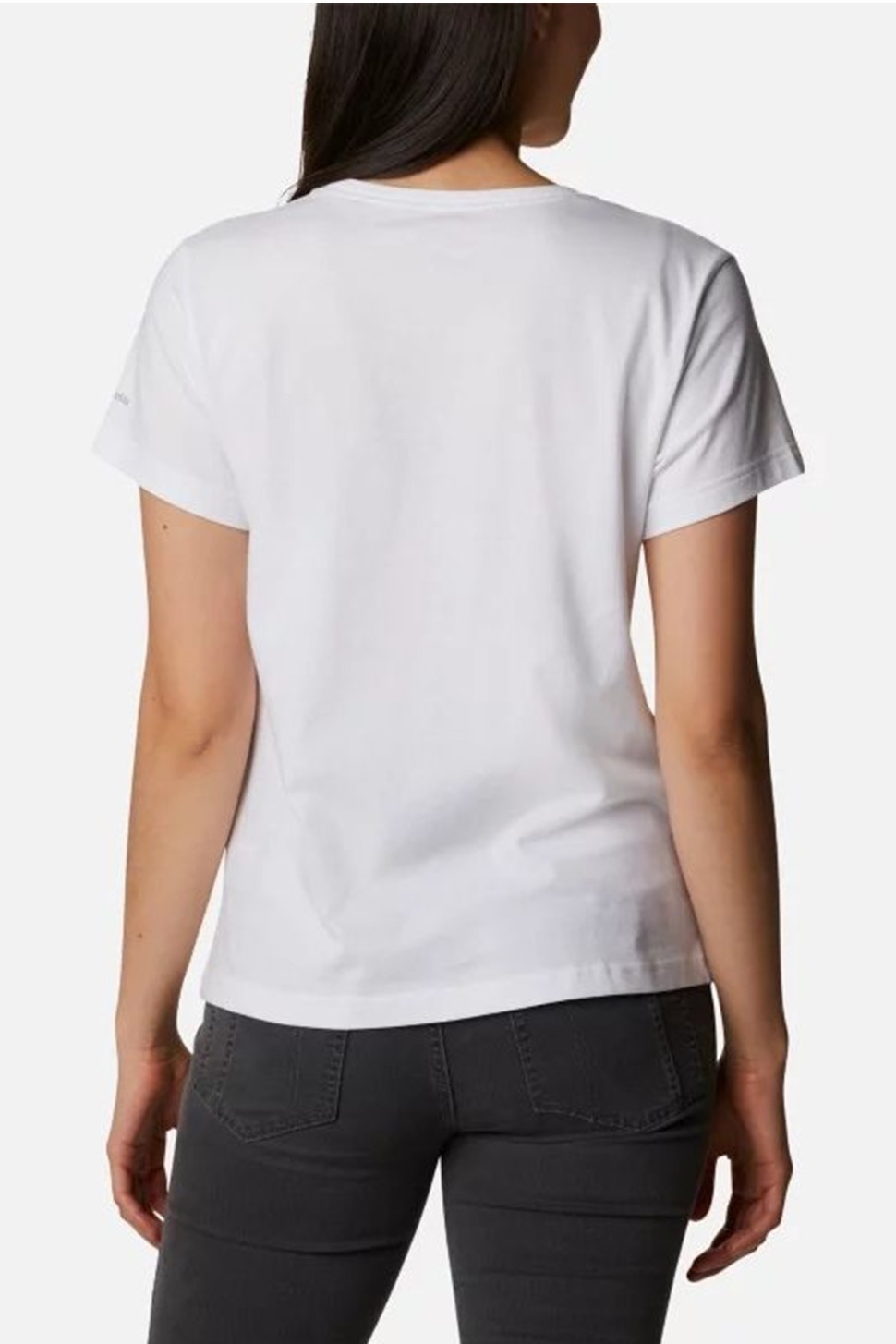 Футболка жіноча Columbia Sapphire Point™ Short Sleeve Tee белая 1992021-100 — фото 4 — Sport City Футболка жіноча Columbia Sapphire Point™ Short Sleeve Tee белая 1992021-100 — фото 4