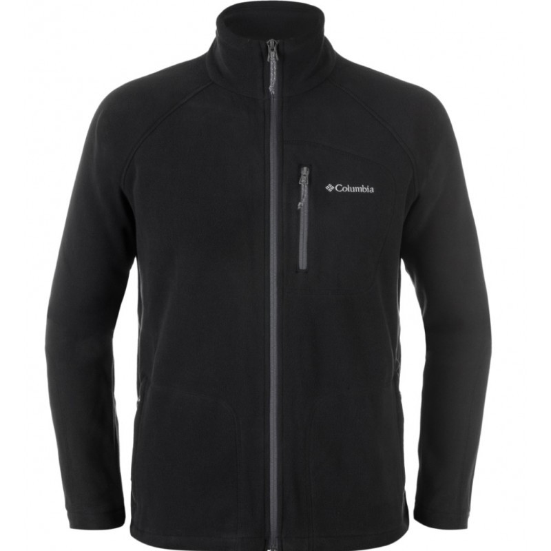 Толстовка мужская Columbia Fast Trek II Full Zip Fleece черная 1420421-010 изображение 1