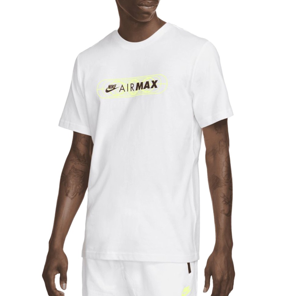 Футболка чоловіча Nike M NSW AIR MAX SS TEE біла FB1439-100 — фото 1