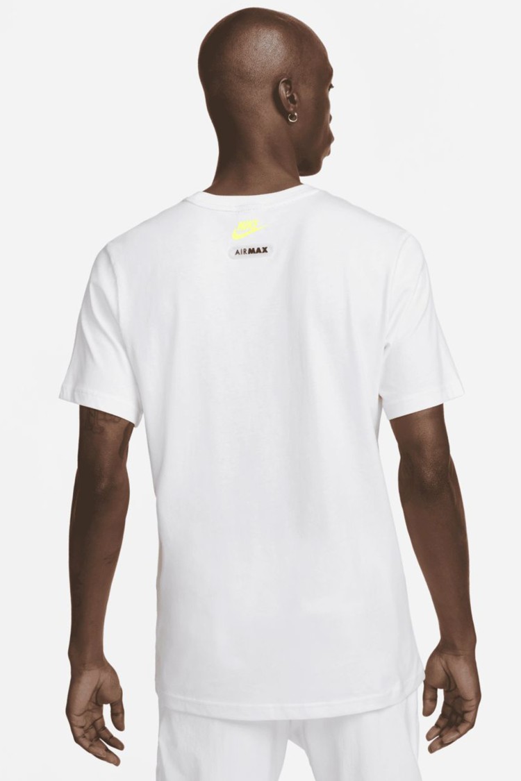 Футболка чоловіча Nike M NSW AIR MAX SS TEE біла FB1439-100 изображение 3