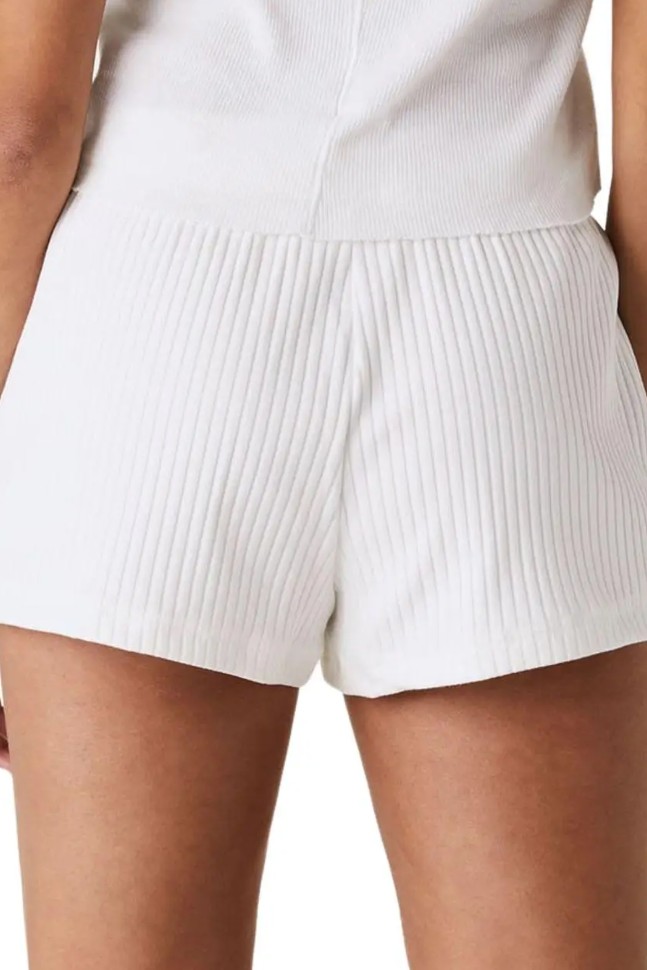 Шорты женские Nike W NSW RIB JRSY SHORT молочные DV7862-133 изображение 4
