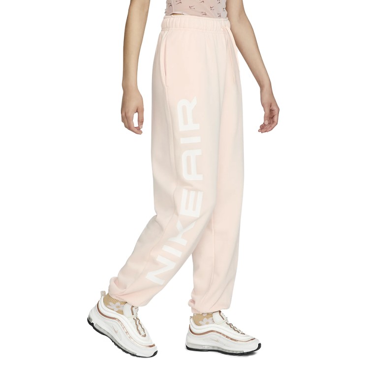 Брюки женские Nike W NSW AIR FLC OS HR JGGR персиковые FB8051-838