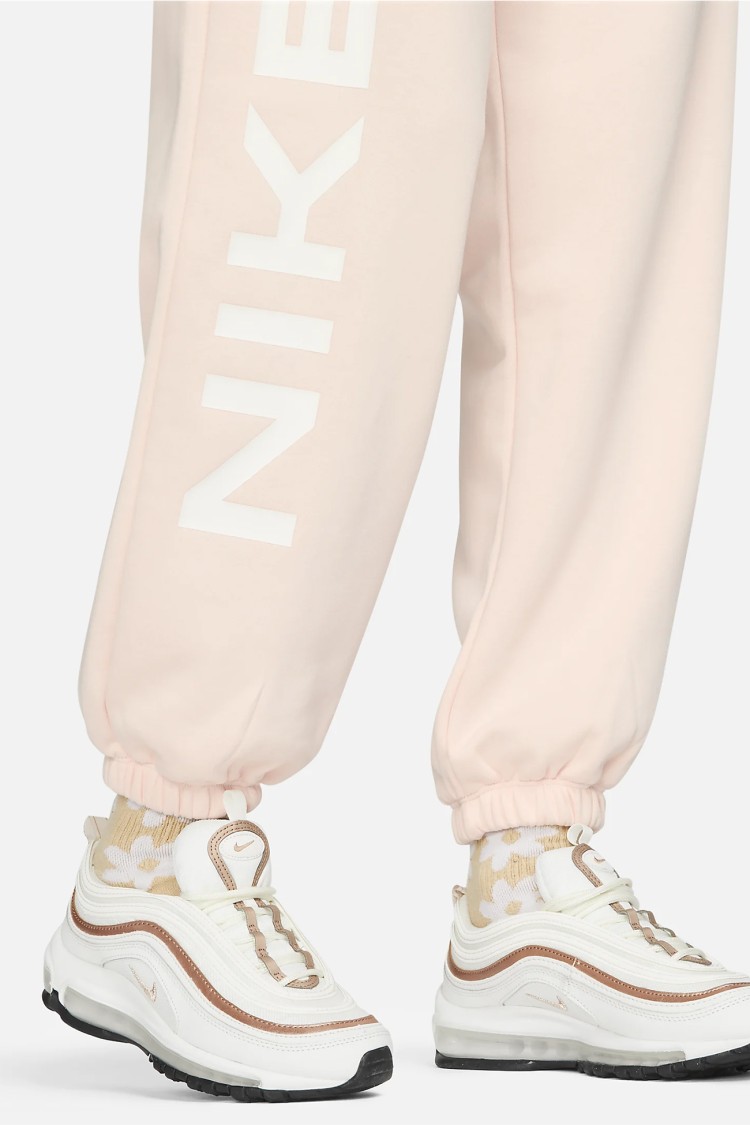 Штани жіночі Nike W NSW AIR FLC OS HR JGGR персикові FB8051-838 изображение 6
