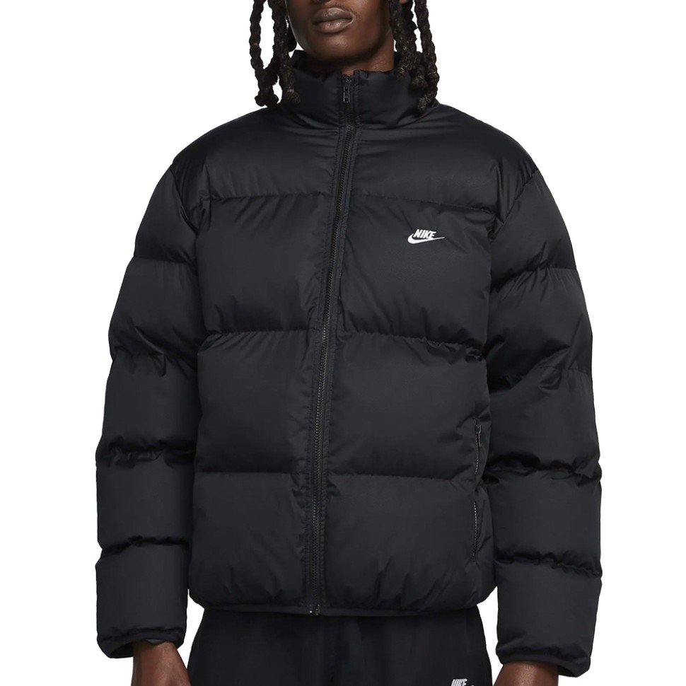Куртка чоловіча Nike M NK CLUB PUFFER JKT чорна FB7368-010 изображение 1