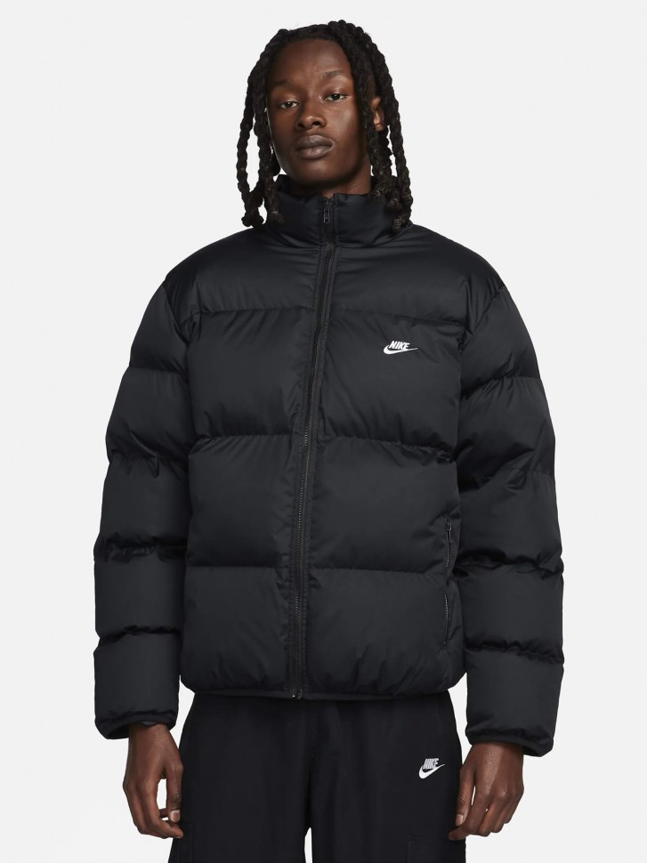Куртка чоловіча Nike M NK CLUB PUFFER JKT чорна FB7368-010 изображение 2