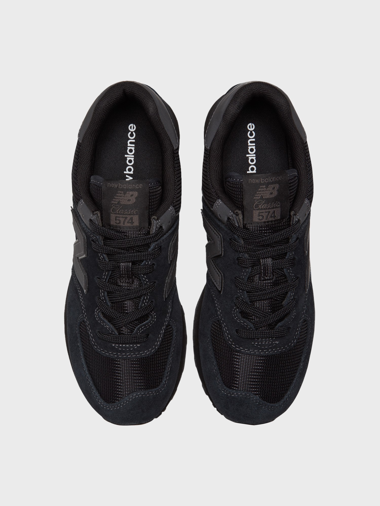 Кроссовки мужские New Balance 574 Classic GL черные ML574EVE изображение 11