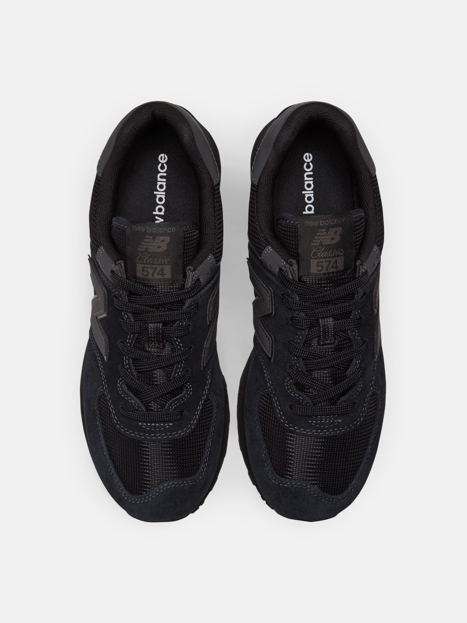 Кроссовки мужские New Balance 574 Classic GL черные ML574EVE изображение 6