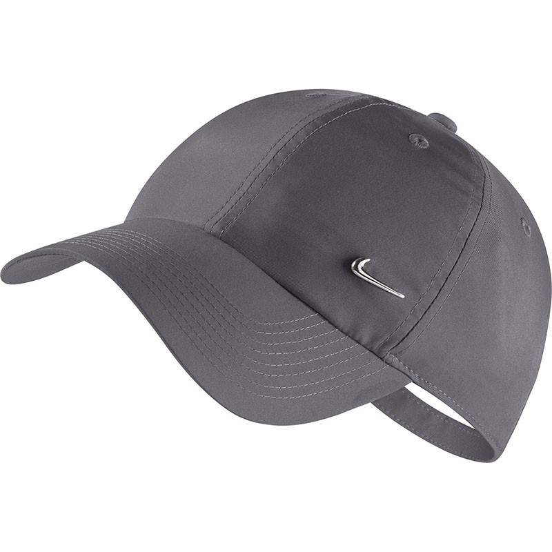 Бейсболка Nike NSW H86 Cap Metal Swoosh серая 943092-021 изображение 1