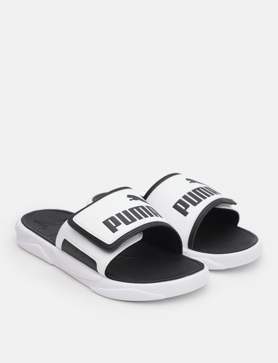 Пляжне взуття чоловіче Puma Royalcat Comfort біле 37228002 — фото 3