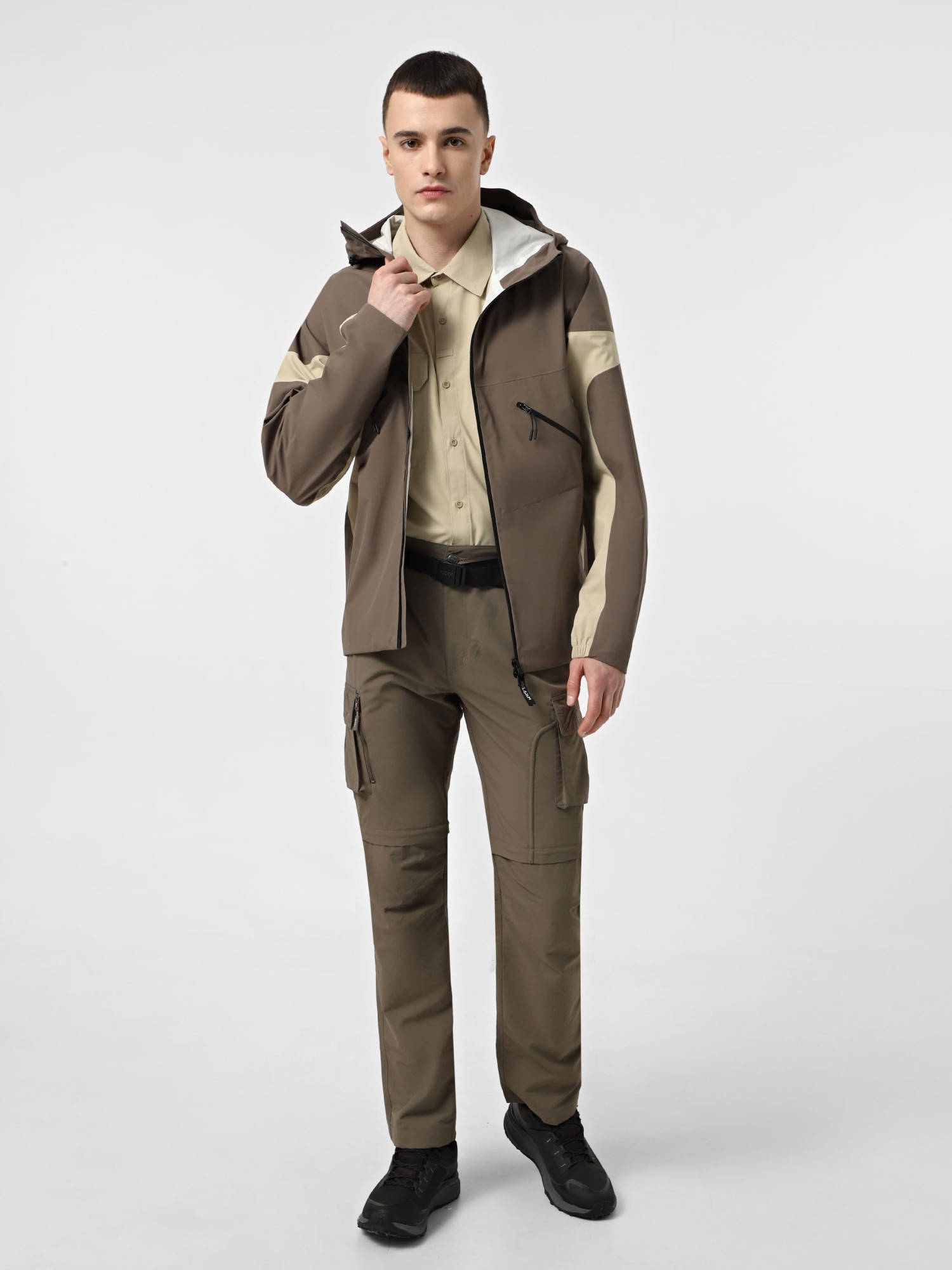 Вітрівка чоловіча Larum Atticus коричнева 162503-200 изображение 6