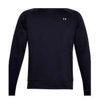 Толстовка чоловіча Under Armour Rival Fleece Crew чорна 1357096-001 изображение 1