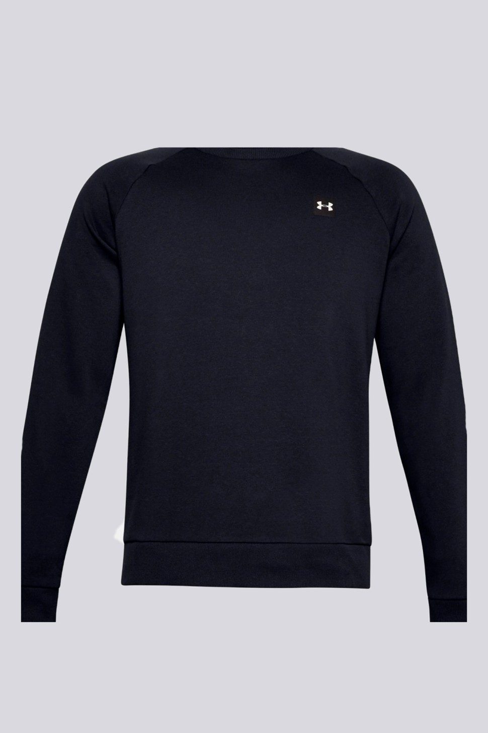 Толстовка чоловіча Under Armour Rival Fleece Crew чорна 1357096-001 — фото 2