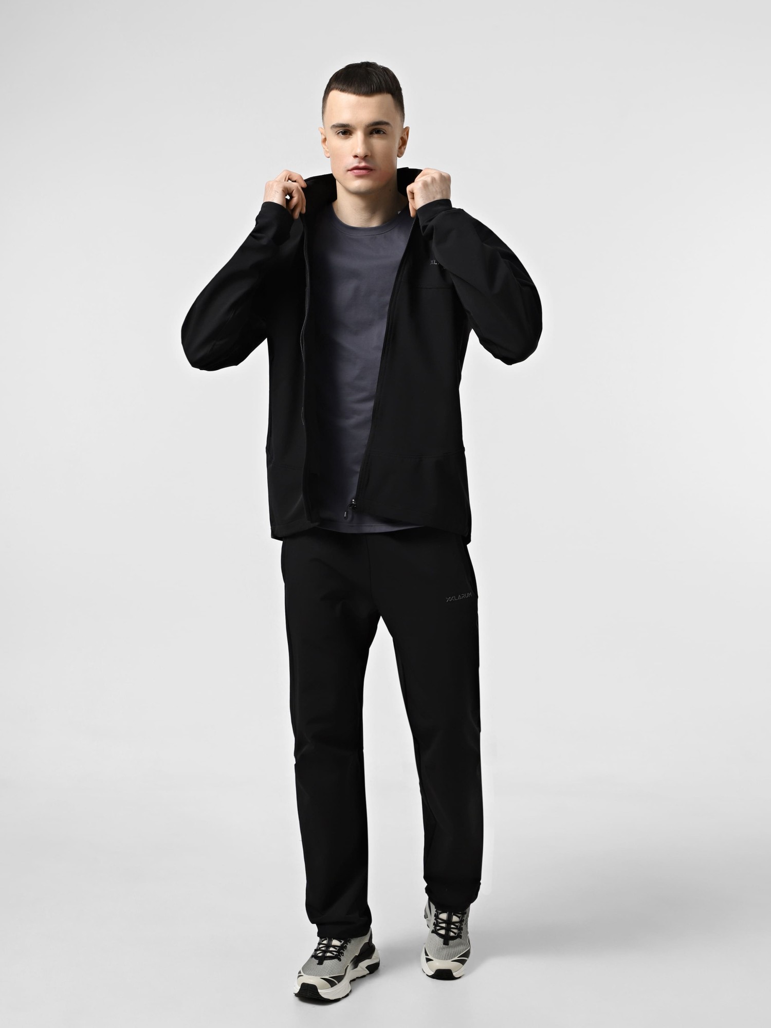 Вітрівка чоловіча Larum Blaise чорна 172516-010 изображение 6