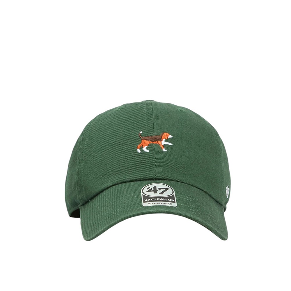 Кепка унисекс 47 Brand DOG BASE RUNNER ICON зеленая BSRIC1411GWS-DGA