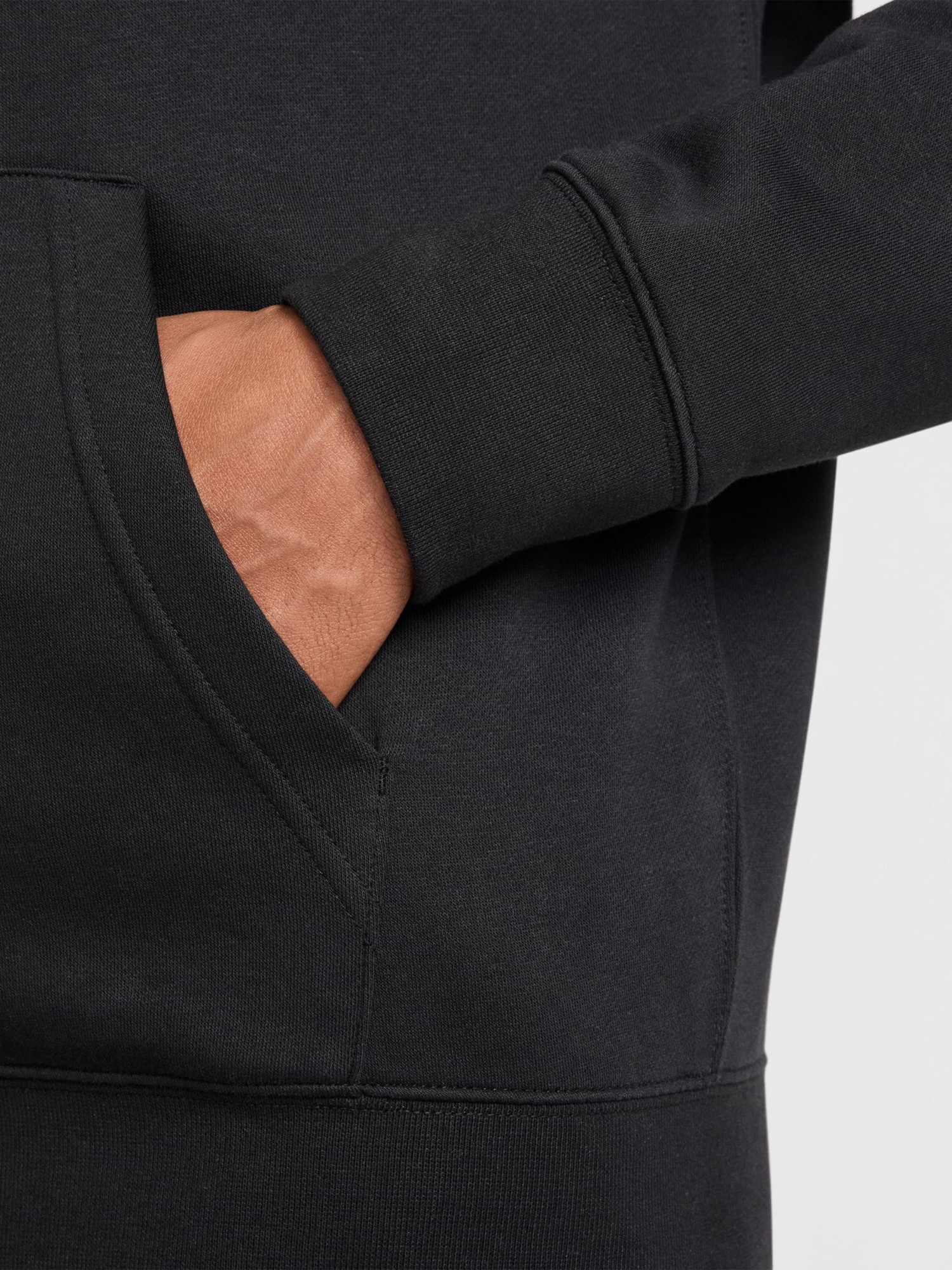 Толстовка мужская Nike M NK CLUB BB FZ HOODIE черная FN3861-010 изображение 7