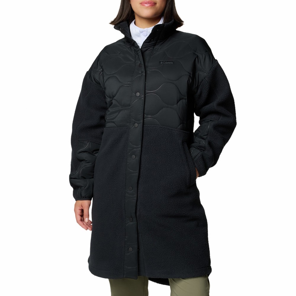 Куртка женская Columbia Cloud Point™ Long Fleece черная 2095081-010