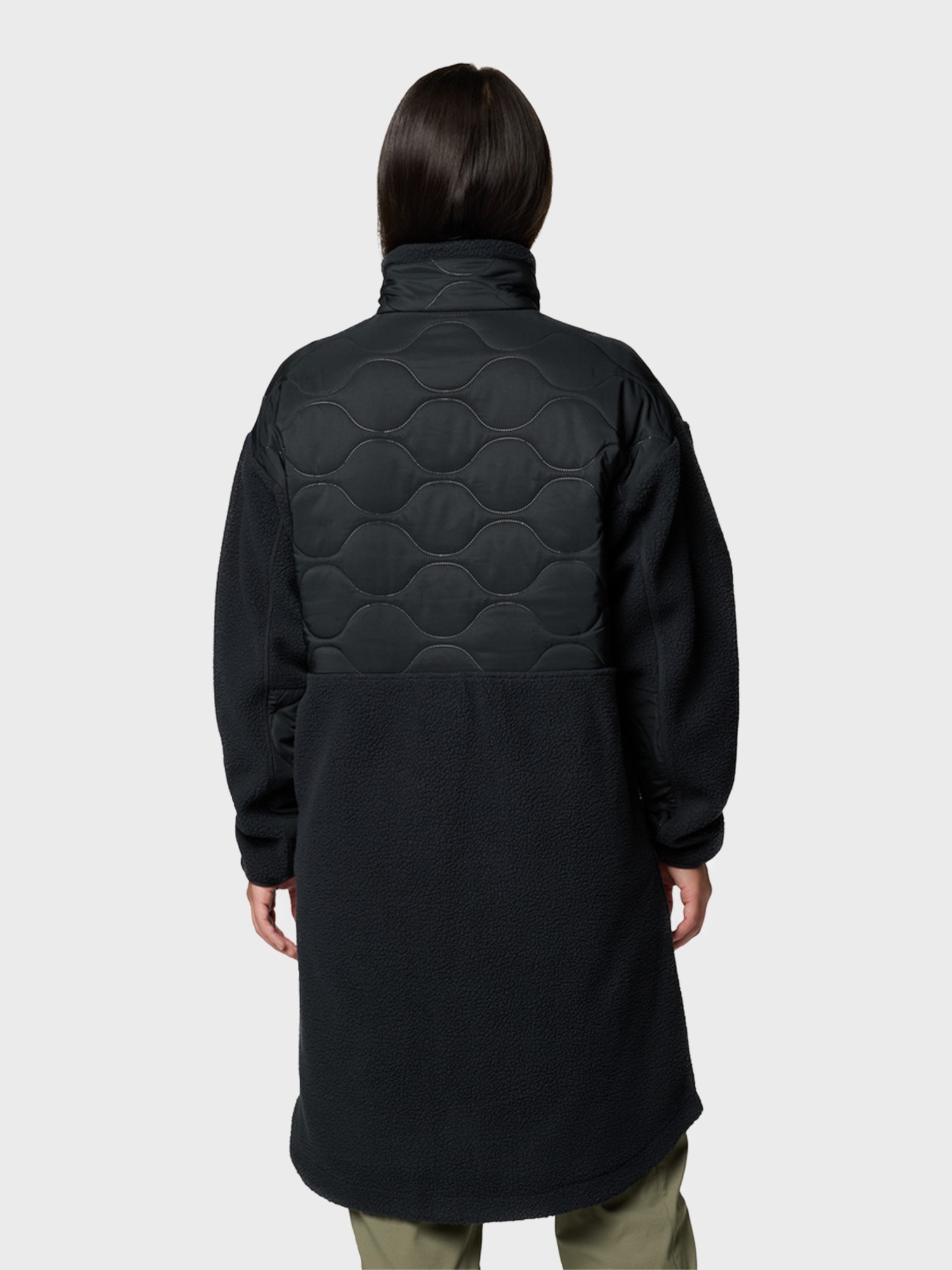 Куртка женская Columbia Cloud Point™ Long Fleece черная 2095081-010 изображение 5