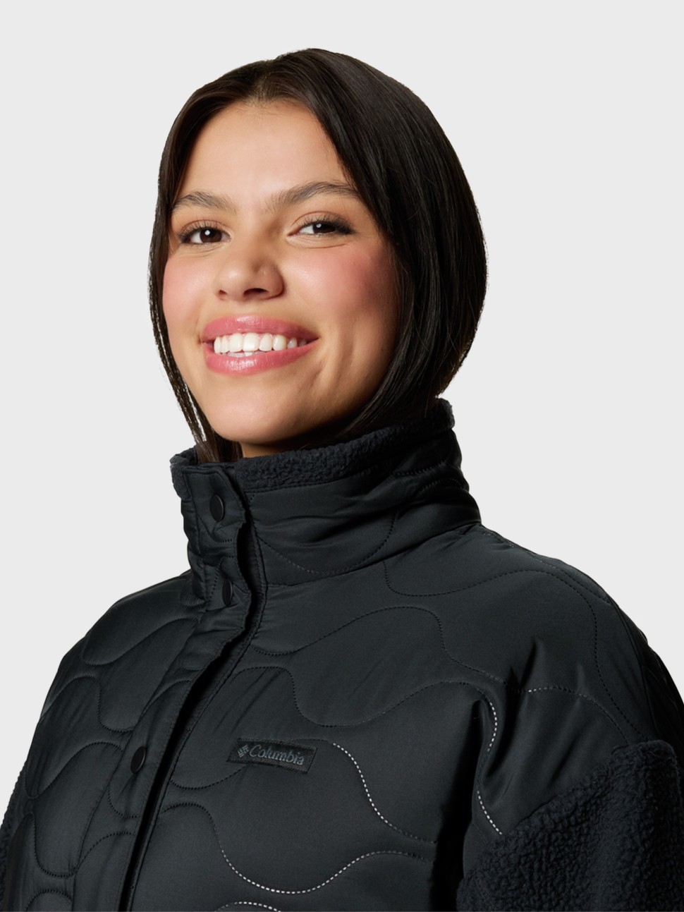 Куртка жіноча Columbia Cloud Point™ Long Fleece чорна 2095081-010 — фото 6