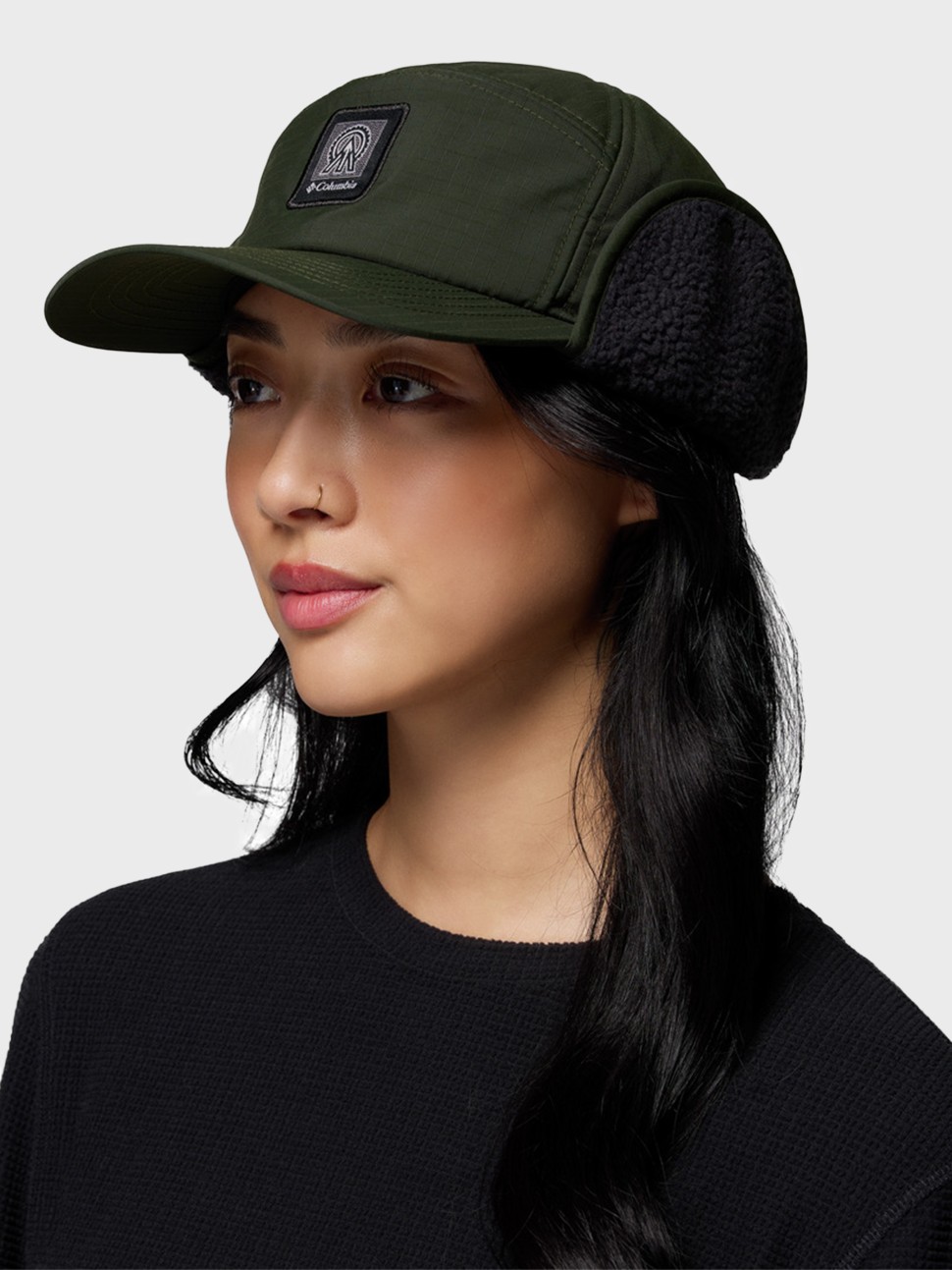 Бейсболка Columbia Landroamer™ Ear Flap Cap зелена 2092911-366 — фото 8