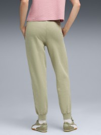 Штани жіночі Puma ESS ELEVATED Wash Sweatpants оливкові 68810482 изображение 3