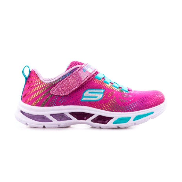 Кроссовки детские Skechers Rainbow Litebeams Gleam розовые 10959L-NPMT изображение 1