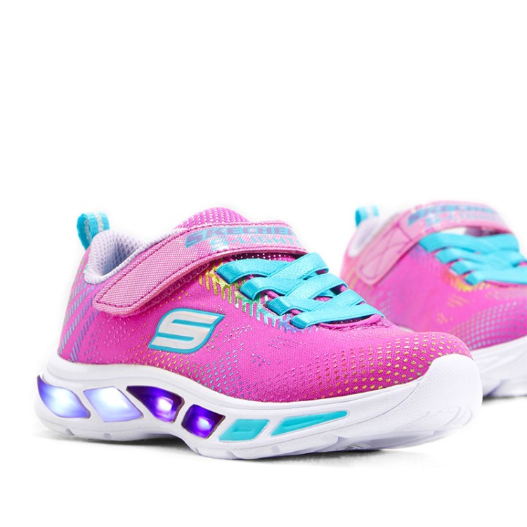 Кроссовки детские Skechers Rainbow Litebeams Gleam розовые 10959L-NPMT изображение 2