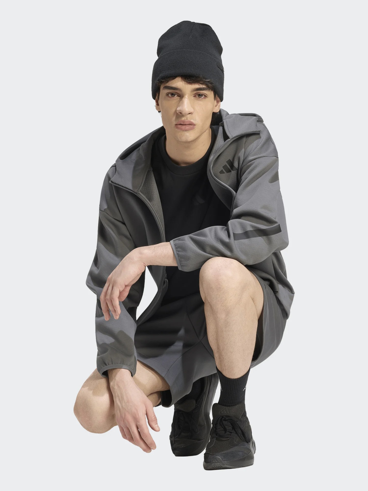 Толстовка мужская Adidas M Z.N.E. FZ хаки KX7689 изображение 6