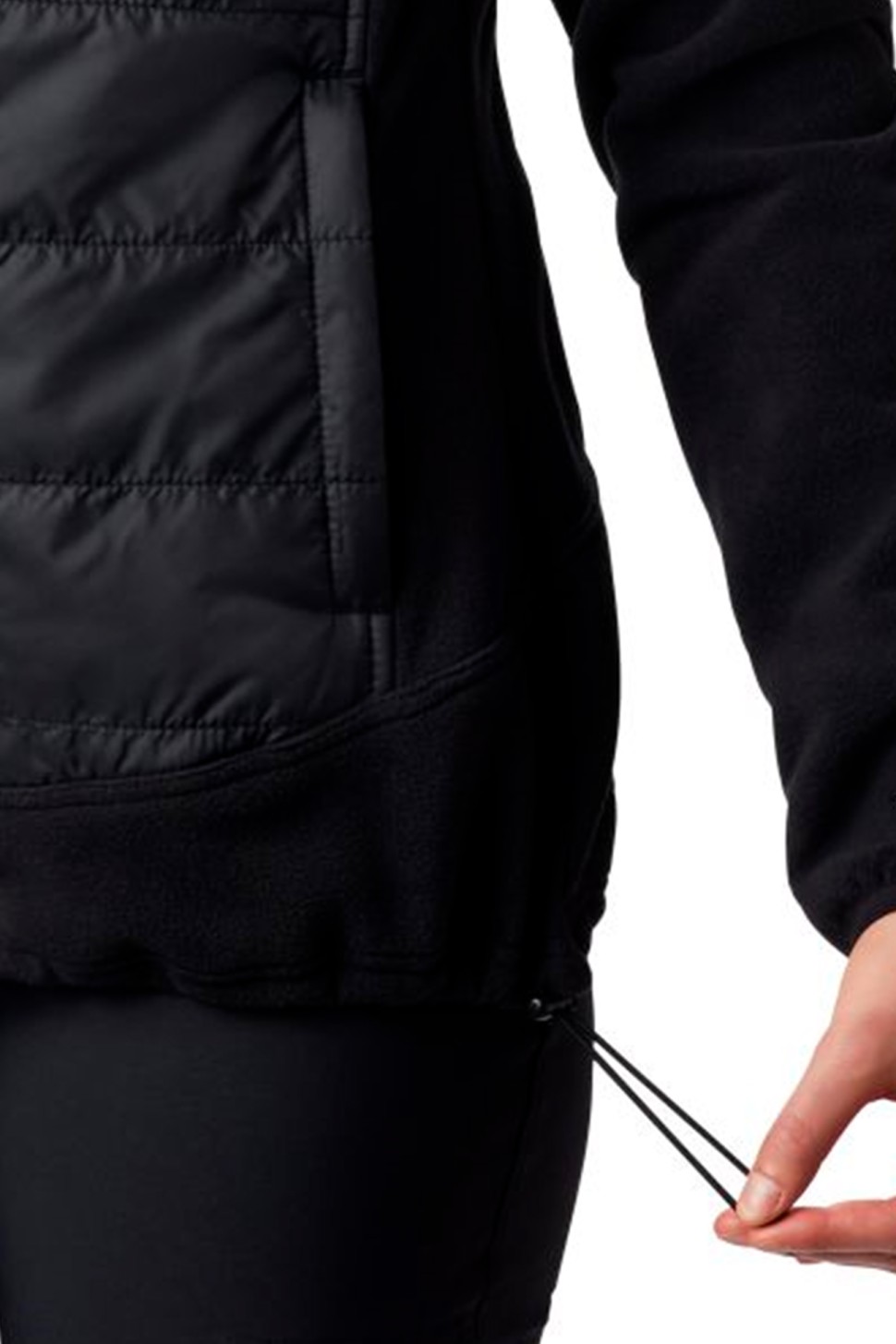 Толстовка жіноча Columbia  BASIN BUTTE™ FLEECE FULL ZIP  чорна 1861081-010 — фото 6