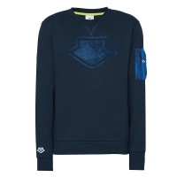 Толстовка чоловіча Arena Crew Neck Team Чорний 004855-770  изображение 1