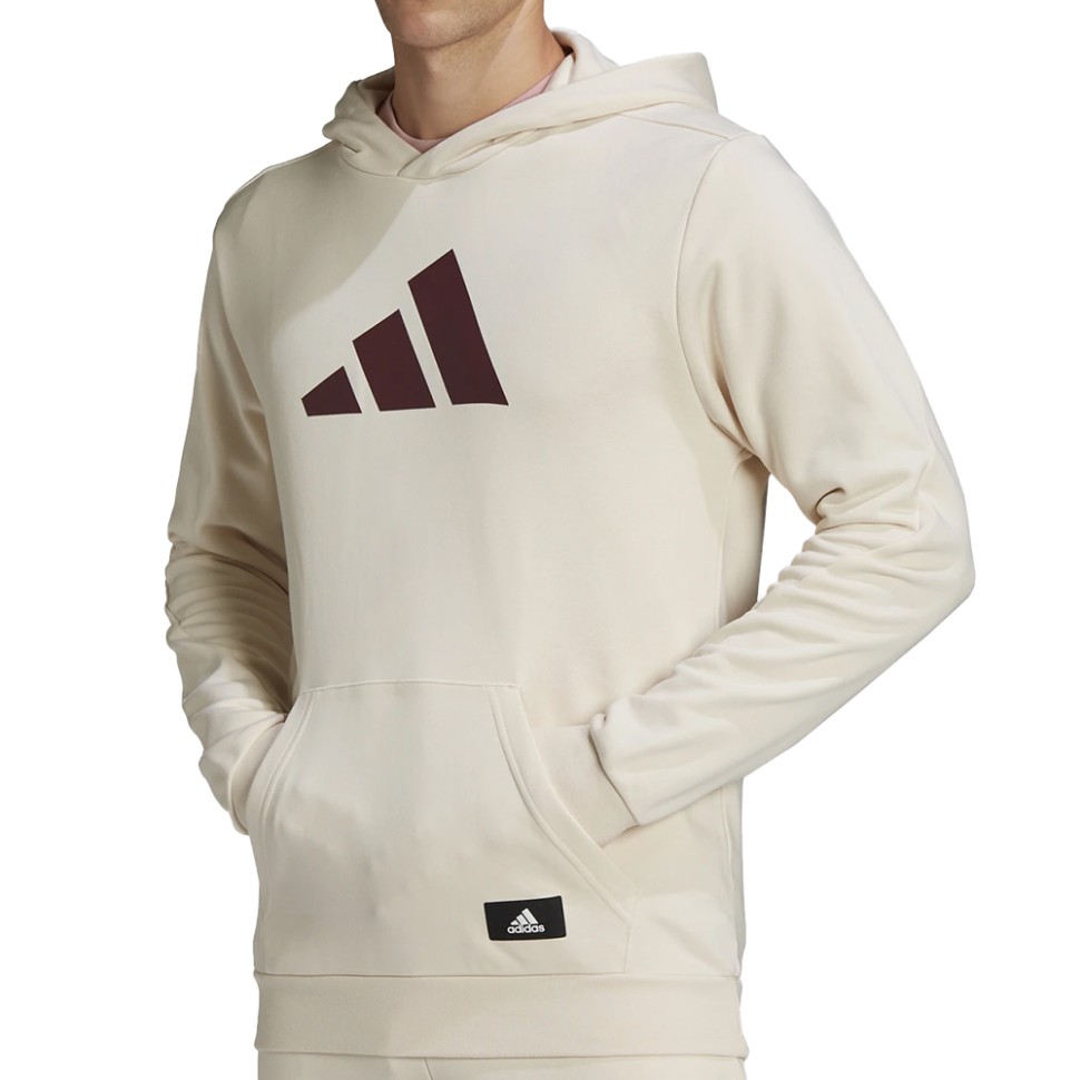 Толстовка мужская Adidas M Fi 3Bar Oh бежевая HA1411 — Sport City Толстовка мужская Adidas M Fi 3Bar Oh бежевая HA1411