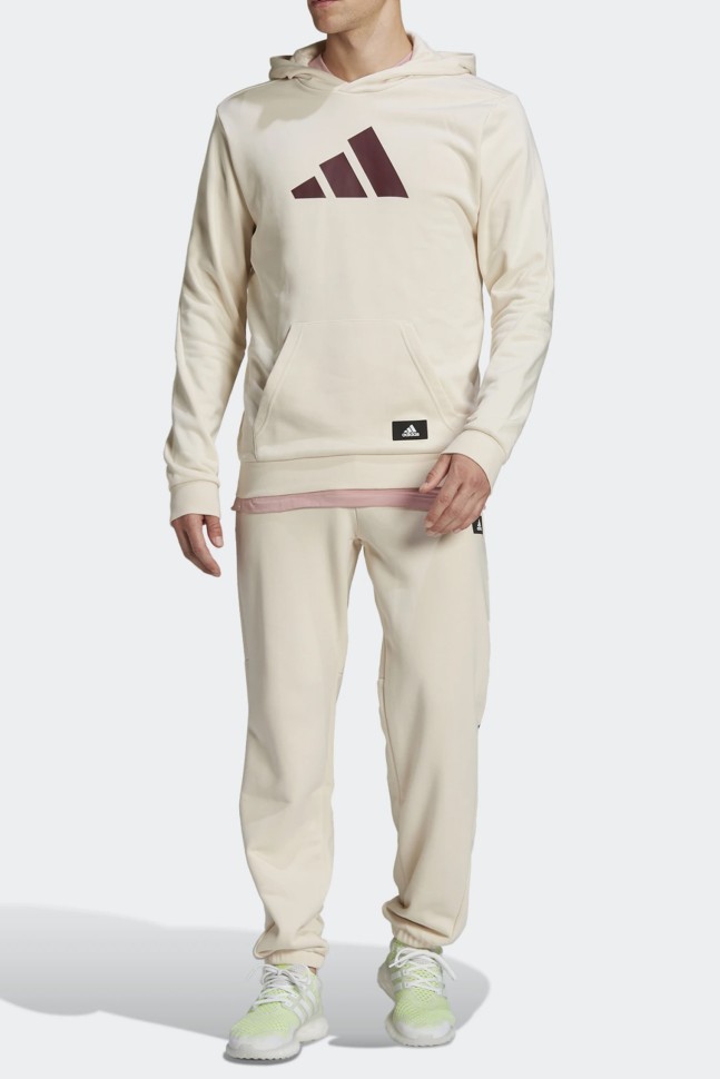 Толстовка мужская Adidas M Fi 3Bar Oh бежевая HA1411 изображение 3