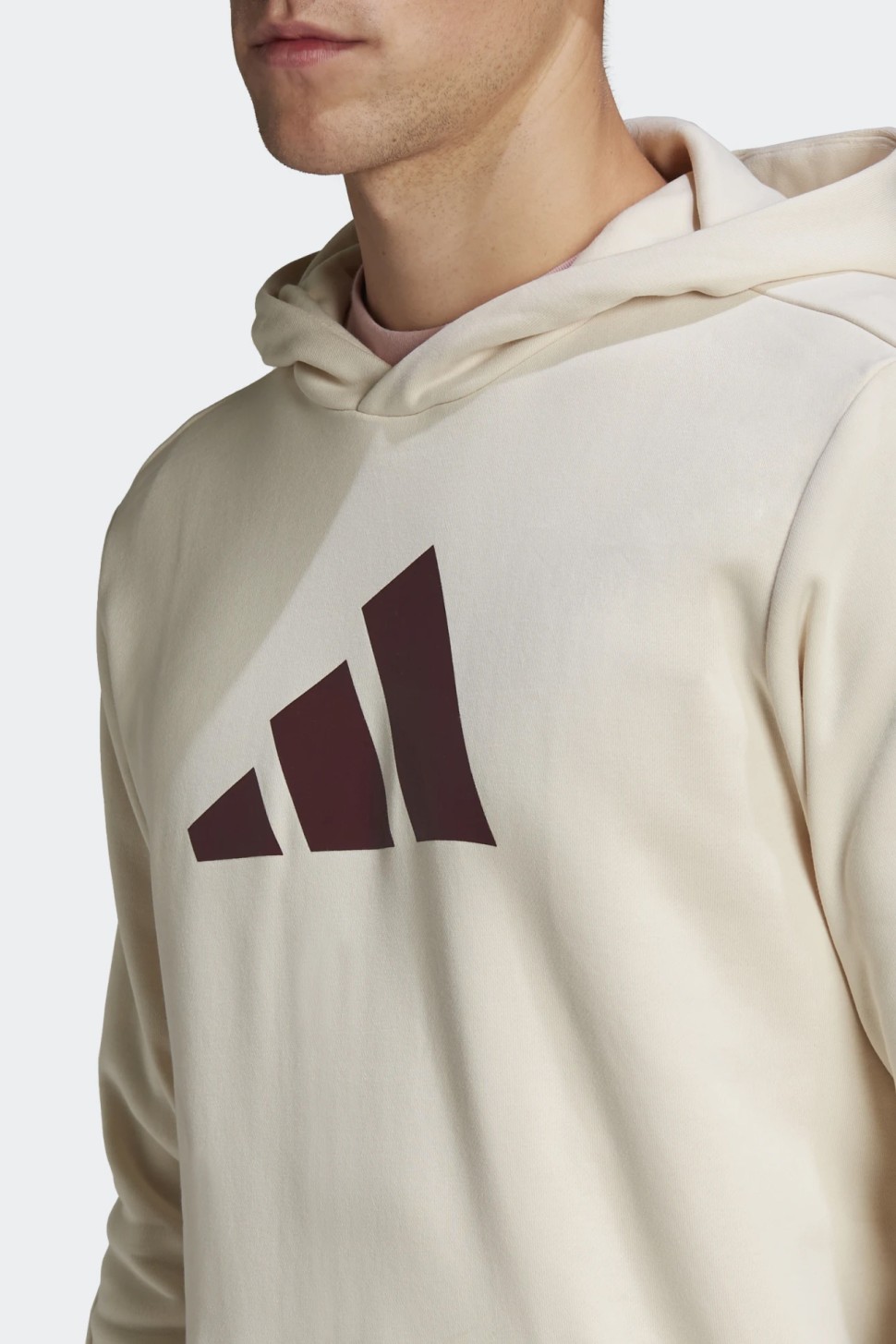Толстовка мужская Adidas M Fi 3Bar Oh бежевая HA1411 — фото 5 — Sport City Толстовка мужская Adidas M Fi 3Bar Oh бежевая HA1411 — фото 5