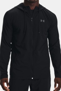 Ветровка мужская Under Armour Ua Wvn Perforated Wndbreaker черная 1370499-001 изображение 2