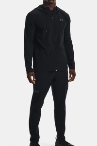 Ветровка мужская Under Armour Ua Wvn Perforated Wndbreaker черная 1370499-001 изображение 4