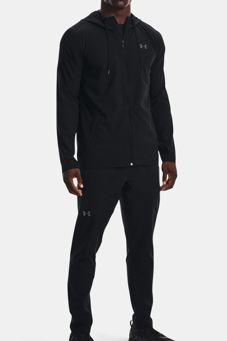 Ветровка мужская Under Armour Ua Wvn Perforated Wndbreaker черная 1370499-001 изображение 4