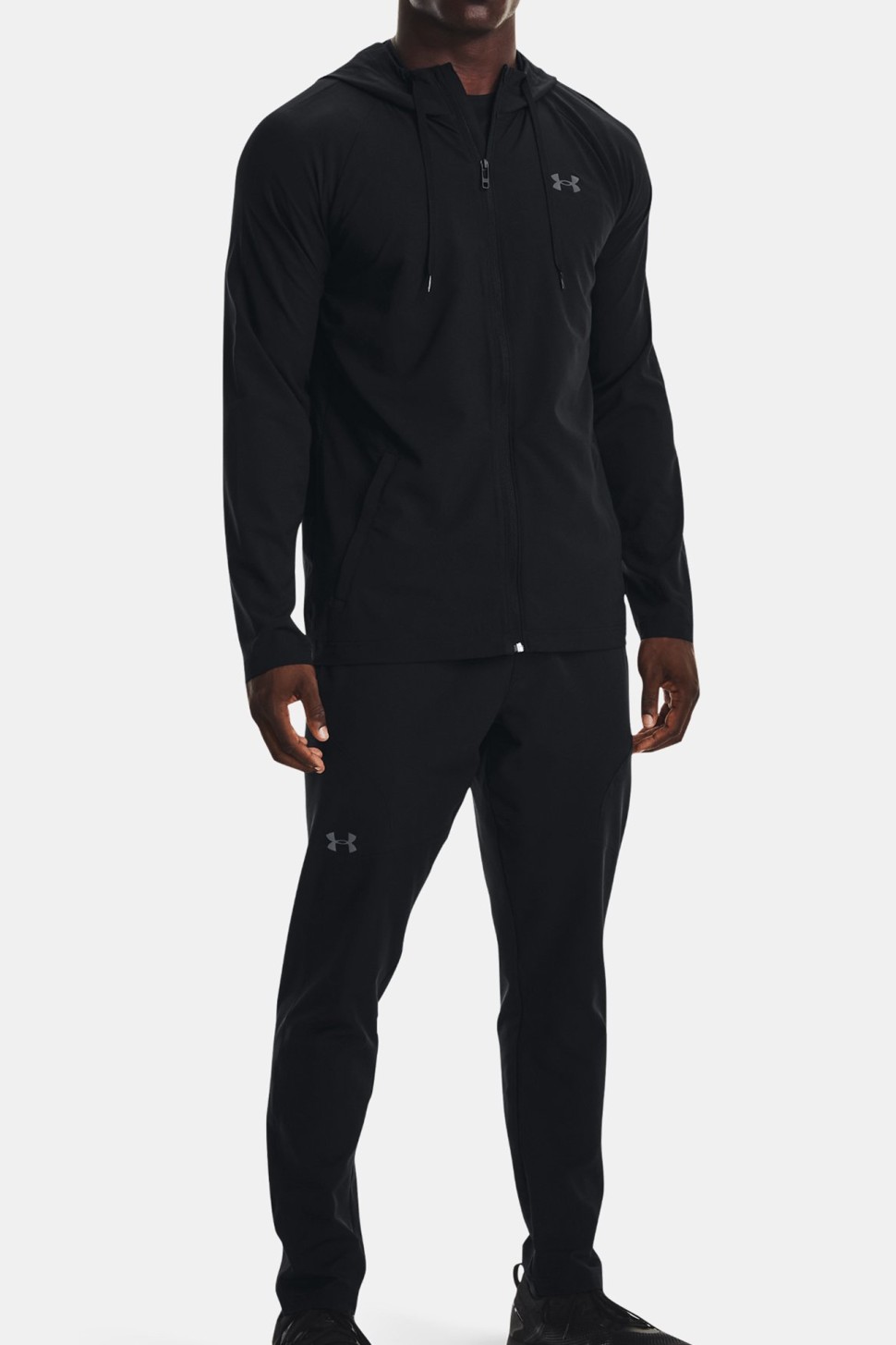 Вітровка чоловіча Under Armour Ua Wvn Perforated Wndbreaker чорна 1370499-001 — фото 4