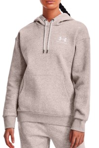 Толстовка женская Under Armour Essential Fleece Hoodie серая 1373033-592 изображение 2